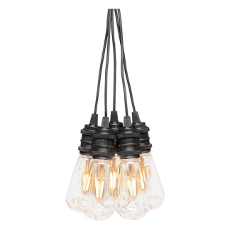 Konstsmide Lichtsnoer | 10 meter | Konstsmide (Koppelbaar, Dimbaar, 10 leds, IP44, Extra Warm Wit) 2352-800 K150305346 - 1
