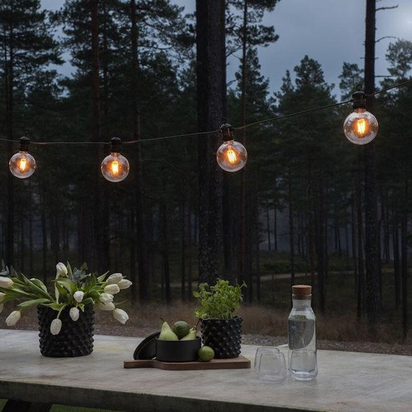 Konstsmide Lichtsnoer | 10 meter | Konstsmide (Koppelbaar, Dimbaar, 10 leds, IP44, Extra Warm Wit) 2395-800 K150305343 - 4