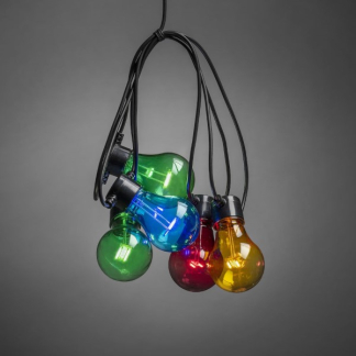 Konstsmide Lichtsnoer | 14.5 meter | Konstsmide (10 leds, IP44, Gekleurd) 2378-500 K150305273 - 2