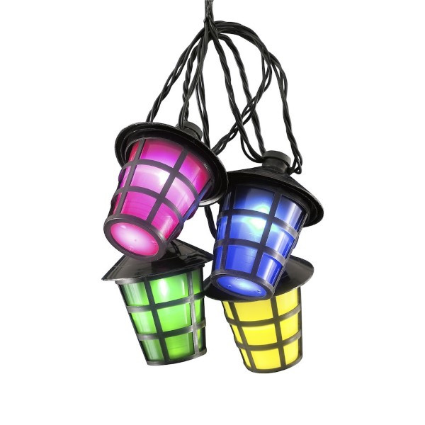Konstsmide Lichtsnoer | 14.75 meter | Konstsmide (20 leds, Lantaarntjes, IP44, Gekleurd) 4162-500 K150305319 - 1