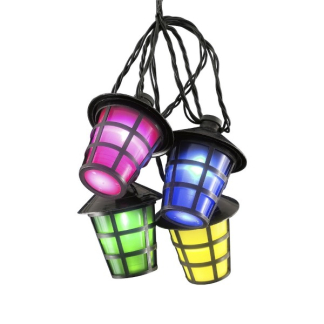 Konstsmide Lichtsnoer | 14.75 meter | Konstsmide (20 leds, Lantaarntjes, IP44, Gekleurd) 4162-500 K150305319 - 1