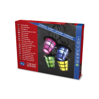Konstsmide Lichtsnoer | 14.75 meter | Konstsmide (20 leds, Lantaarntjes, IP44, Gekleurd) 4162-500 K150305319 - 2