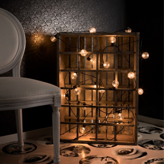 Konstsmide Lichtsnoer | 14.75 meter | Konstsmide (Dimbaar, 20 leds, Binnen/Buiten, Extra Warm Wit) 2374-800 K150305347 - 2
