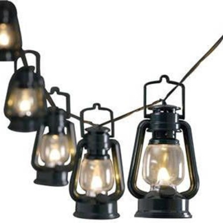 Konstsmide Lichtsnoer | 17 meter | Konstsmide (8 leds, Lantaarntjes, IP44, Warm wit) 4128-900 K150305318 - 1