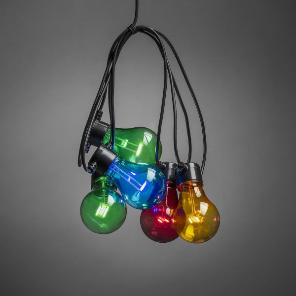 Konstsmide Lichtsnoer | 19.5 meter | Konstsmide (20 leds, IP44, Gekleurd) 2379-500 K150305275 - 2