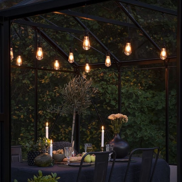 Konstsmide Lichtsnoer | 20 meter | Konstsmide (Startsnoer, Dimbaar, 10 leds, IP44, Extra Warm Wit) 2351-800 K150305345 - 3