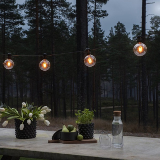 Konstsmide Lichtsnoer | 20 meter | Konstsmide (Startsnoer, Dimbaar, 10 leds, IP44, Extra Warm Wit) 2394-800 K150305342 - 3
