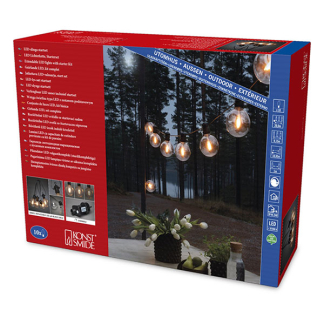 Konstsmide Lichtsnoer | 20 meter | Konstsmide (Startsnoer, Dimbaar, 10 leds, IP44, Extra Warm Wit) 2394-800 K150305342 - 4