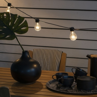 Konstsmide Lichtsnoer | 5 meter | Konstsmide (5 leds, IP44, Batterijen, Timer, Extra warm wit) 2372-800 K150305269 - 4