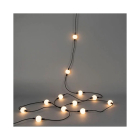 Konstsmide Lichtsnoer | Konstsmide | 6.27 meter (Startsnoer, Koppelbaar, 20 led, IP44. Warm wit) 3664-130 K150301072 - 1