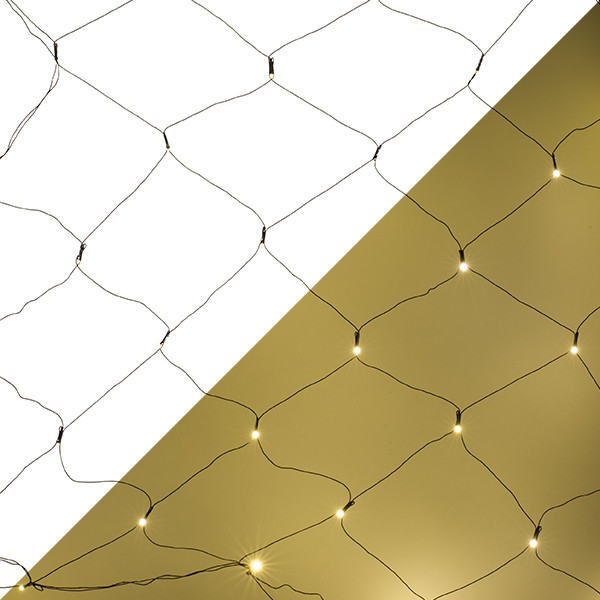 Konstsmide Netverlichting | 1 x 1 meter | Konstsmide (32 leds, Binnen/Buiten, Extra warm wit) 3778-800 K150302922 - 1