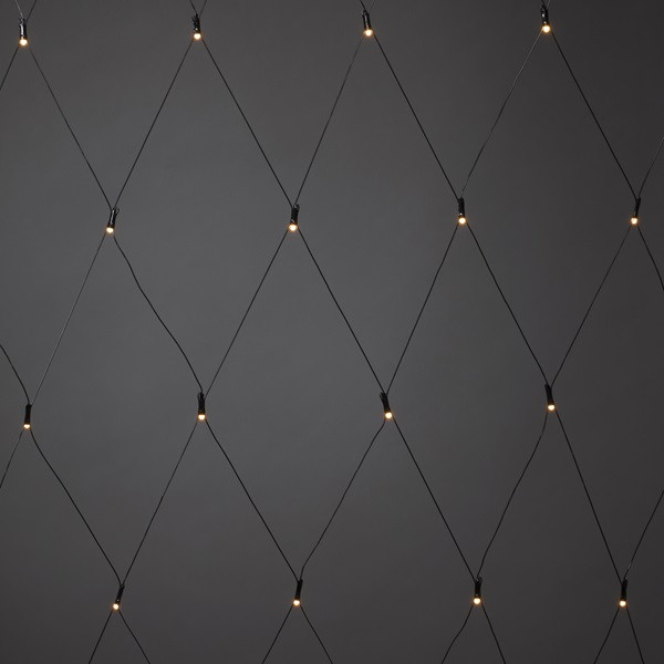 Konstsmide Netverlichting | 1 x 1 meter | Konstsmide (32 leds, Binnen/Buiten, Extra warm wit) 3778-800 K150302922 - 3