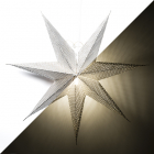 Konstsmide Papieren kerstster | Konstsmide | Ø 60 cm (Geperforeerd, Netstroom, Binnen, Zilver) 5900-300 K150302906 - 1