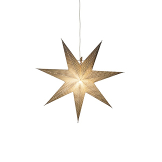 Konstsmide Papieren kerstster | Konstsmide | Ø 60 cm (Geperforeerd, Netstroom, Binnen, Zilver) 5900-300 K150302906 - 2
