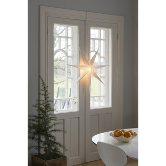 Konstsmide Papieren kerstster | Konstsmide | Ø 60 cm (Geperforeerd, Netstroom, Binnen, Zilver) 5900-300 K150302906 - 4