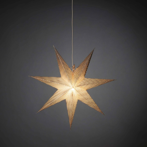 Konstsmide Papieren kerstster | Konstsmide | Ø 60 cm (Geperforeerd, Netstroom, Zilver) 5900-300 K150302906 - 3