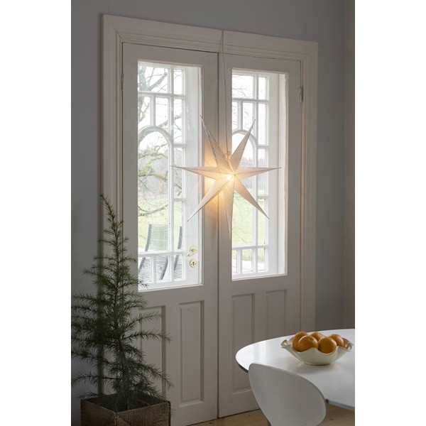 Konstsmide Papieren kerstster | Konstsmide | Ø 60 cm (Geperforeerd, Netstroom, Zilver) 5900-300 K150302906 - 4