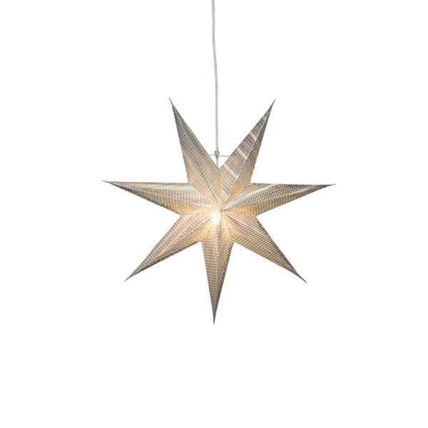 Konstsmide Papieren kerstster | Konstsmide | Ø 60 cm (Geperforeerd, Netstroom, Zilver) 5918-350 K150302908 - 2