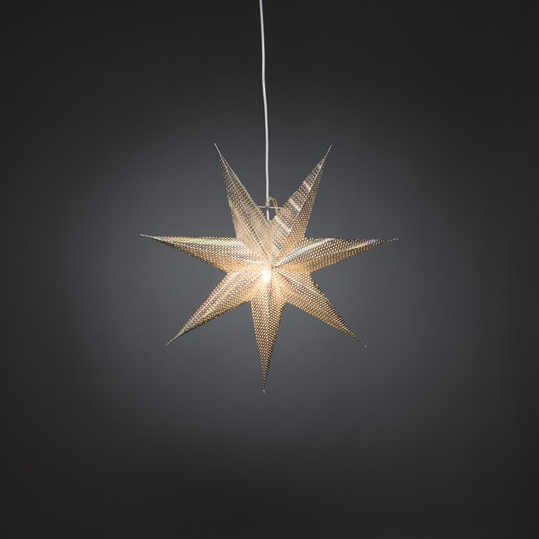 Konstsmide Papieren kerstster | Konstsmide | Ø 60 cm (Geperforeerd, Netstroom, Zilver) 5918-350 K150302908 - 3