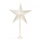 Konstsmide Papieren kerstster - Konstsmide - 10 x 71 x 45 cm (5-punts, E14, Witte marmervoet, Binnen) 1760-320 K150302910 Konstsmide Papieren kerstster - Konstsmide - 10 x 71 x 45 cm (5-punts, E14, Witte marmervoet, Binnen) 1760-320 K150302910