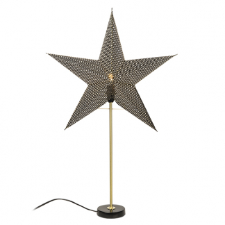 Konstsmide Papieren kerstster op voet | Konstsmide | 10 x 71 x 45 cm (5-punts, E14, Zwart, Binnen) 1760-770 K150302911 - 1