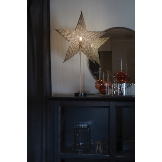 Konstsmide Papieren kerstster op voet | Konstsmide | 10 x 71 x 45 cm (5-punts, E14, Zwart, Binnen) 1760-770 K150302911 - 