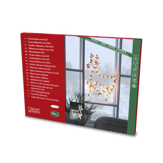 Konstsmide Rendier met verlichting | Konstsmide (50 leds, 41 x 51 cm, Binnen) 2174-010 K150302917 - 4