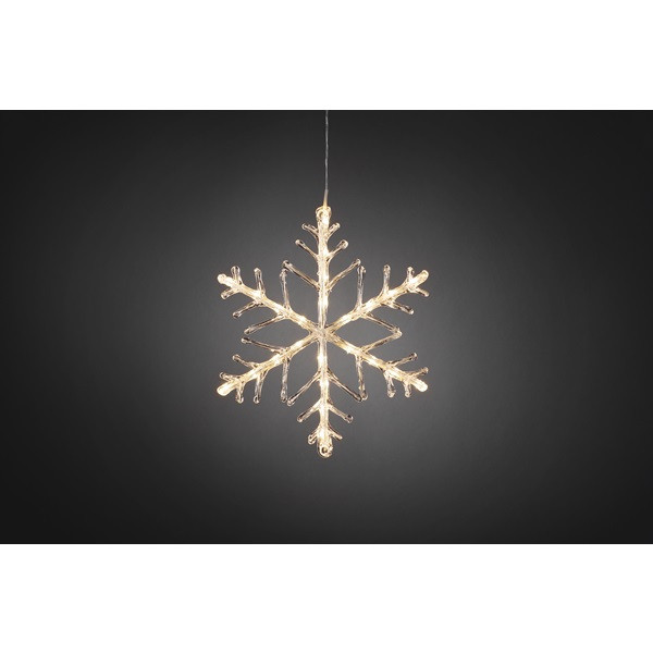 Konstsmide Sneeuwvlok met verlichting | Konstsmide | Ø 40 cm (24 leds, Binnen/Buiten) 4440-103 K150302809 - 4