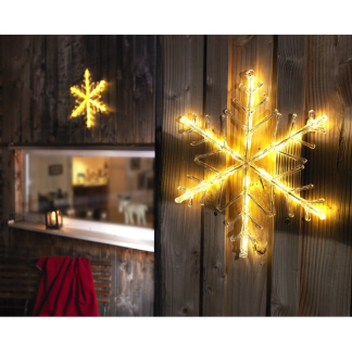 Konstsmide Sneeuwvlok met verlichting | Konstsmide | Ø 40 cm (24 leds, Binnen/Buiten) 4440-103 K150302809 - 5