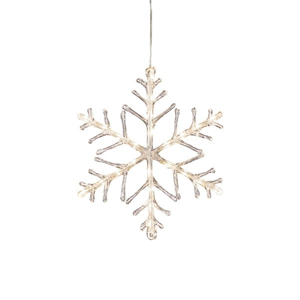 Konstsmide Sneeuwvlok met verlichting | Konstsmide | Ø 40 cm (24 leds, Timer, Batterij, Binnen/Buiten) 4540-103 K150302893 - 2