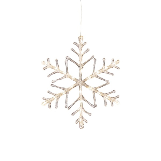 Konstsmide Sneeuwvlok met verlichting | Konstsmide | Ø 40 cm (24 leds, Timer, Batterij, Binnen/Buiten) 4540-103 K150302893 - 2