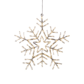 Konstsmide Sneeuwvlok met verlichting | Konstsmide | Ø 58 cm (90 leds, Lichtprogramma's, Binnen/Buiten) 4470-103 K150302811 - 2