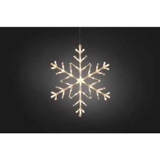 Konstsmide Sneeuwvlok met verlichting | Konstsmide | Ø 60 cm (60 LEDs, Binnen/Buiten) 4460-103 K150302810 - 
