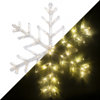 Konstsmide Sneeuwvlok met verlichting | Konstsmide | Ø 60 cm (60 leds, Binnen/Buiten) 4460-103 K150302810 - 1