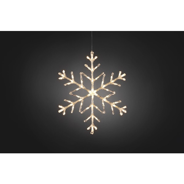 Konstsmide Sneeuwvlok met verlichting | Konstsmide | Ø 60 cm (60 leds, Binnen/Buiten) 4460-103 K150302810 - 3