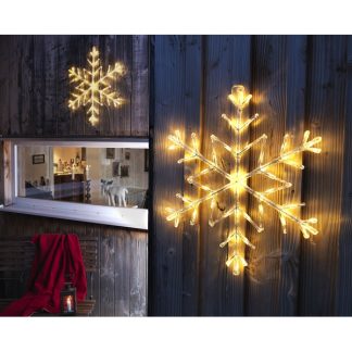 Konstsmide Sneeuwvlok met verlichting | Konstsmide | Ø 60 cm (60 leds, Binnen/Buiten) 4460-103 K150302810 - 4