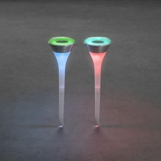 Konstsmide Solar prikspot | Konstsmide | 35 cm (Led, RGB, Schemersensor, 3 lm, Kunststof, 2 stuks) 7808-000 K150101091 - 3