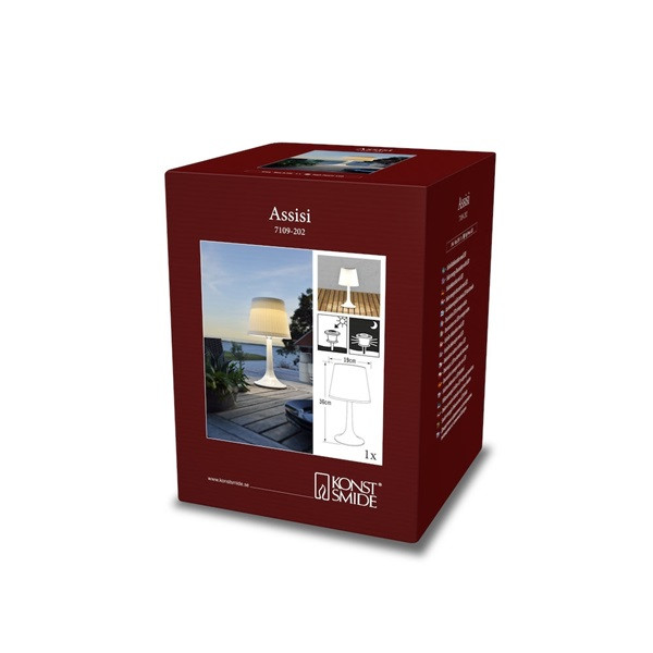 Konstsmide Solar tafellamp | Konstsmide (Led, Schemersensor, 28 lm, Wit) 7109-202 K150305268 - 4