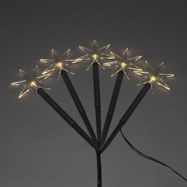 Konstsmide Tuinsteker kerst | Konstsmide | 24 cm | 5 stuks (5 leds, Ster) 4468-100 K150303740 - 3