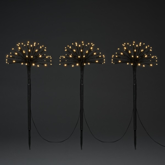 Konstsmide Tuinsteker kerst | Konstsmide | 3 stuks (192 leds, 50 cm, Paardenbloem) 4467-800 K150303739 - 3