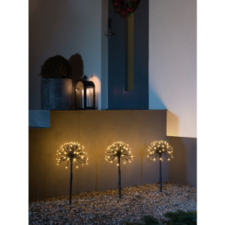 Konstsmide Tuinsteker kerst | Konstsmide | 3 stuks (192 leds, 50 cm, Paardenbloem) 4467-800 K150303739 - 4