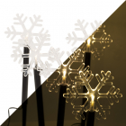 Konstsmide Tuinsteker kerst | Konstsmide | 5 stuks (5 LEDs, 24 cm, Sneeuwvlok) 4469-100 K150303741 - 1