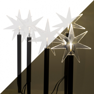 Konstsmide Tuinsteker kerst | Konstsmide | 5 stuks (5 LEDs, 24 cm, Ster) 4468-100 K150303740 - 