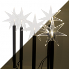 Konstsmide Tuinsteker kerst | Konstsmide | 5 stuks (5 LEDs, 24 cm, Ster) 4468-100 K150303740 - 1