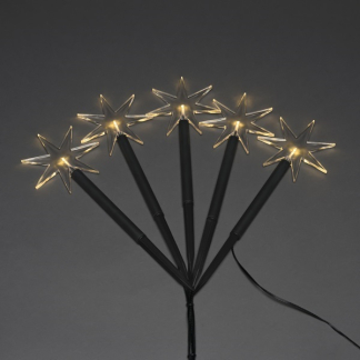 Konstsmide Tuinsteker kerst | Konstsmide | 5 stuks (5 leds, 24 cm, Sneeuwvlok) 4469-100 K150303741 - 3