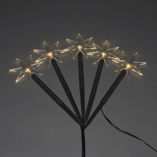 Konstsmide Tuinsteker kerst | Konstsmide | 5 stuks (5 leds, 24 cm, Ster) 4468-100 K150303740 - 3