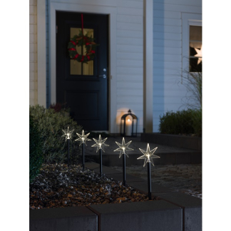 Konstsmide Tuinsteker kerst | Konstsmide | 5 stuks (5 leds, 24 cm, Ster) 4468-100 K150303740 - 4