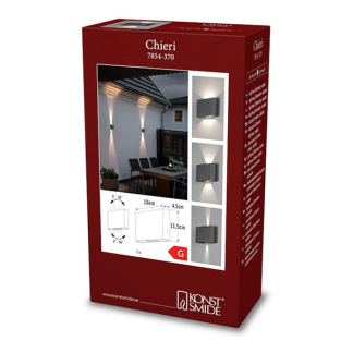 Konstsmide Wandlamp buiten | Konstsmide | Chieri (Led, 2x 6W, Up/Down) 7854-370 K150305244 - 4