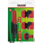 Kreator Tuinslang koppeling | Kreator | 1/2”, 3/4” (Kraanstuk, Spuitpistool, Slangkoppeling) KRTGR6601 K170505310 - 2