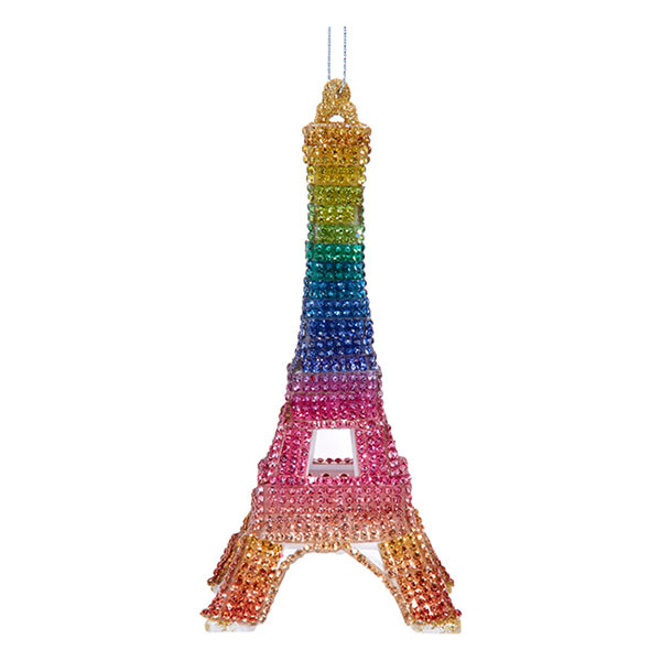 Kurt S. Adler Eiffeltoren kerst ornament | Kurt S. Adler (Steentjes, Gekleurd) T3774 K151001451 - 1